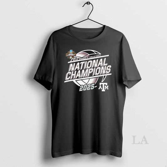 Original Texas A And M Aggies 2025 Ncaa Womens Volleyball National Champions Logo T-Shirts, Hoodie, Sweatshirt