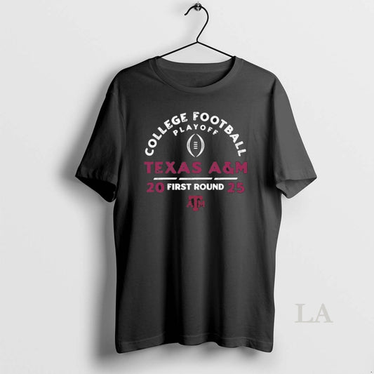 Original Texas Am Aggies Cfp First Round 2025 T-Shirts, Hoodie, Sweatshirt | AU18TeeNovaLab.com