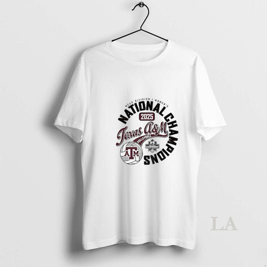 Original Texas Am Aggies Ncaa Division I Womens Volleyball Championship 2025 T-Shirts, Hoodie, Sweatshirt