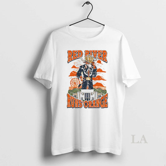 Original Texas Longhorns Red River Runs Orange Mascot