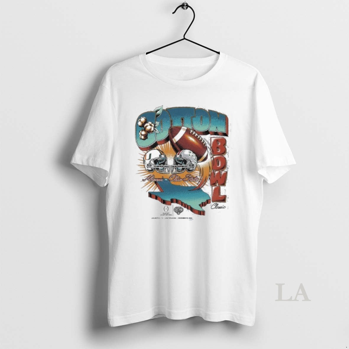 Original Texas Map Cotton Bowl Classic 2025 Miami Vs Ohio State Vintage Matchup T-Shirts, Hoodie, Sweatshirt