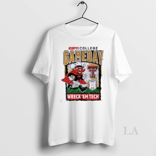 Original Texas Tech Cfp Gameday 1st Round Mascot Wreck Em Tech T-Shirts, Hoodie, Sweatshirt | AU18TeeNovaLab.com