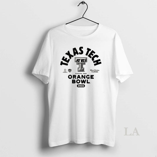 Original Texas Tech Red Raiders College Football Playoff 2026 Capital One Orange Bowl Bound Logo T-Shirts, Hoodie, Sweatshirt