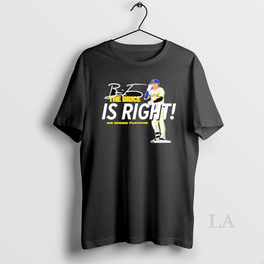 Original The Brice Is Right Milwaukee Brewers Baseball Hash 2 Brice Turang Signature