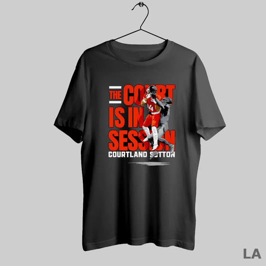 Original The Court Is In Session Courtland Sutton Football Player Graphic