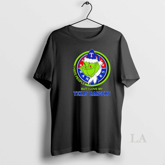Original The Grinch I Hate People But I Love My Texas Rangers