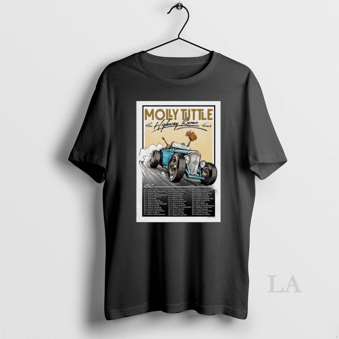 Original The Highway Knows Tour 2025 Molly Tuttle Long Sleve
