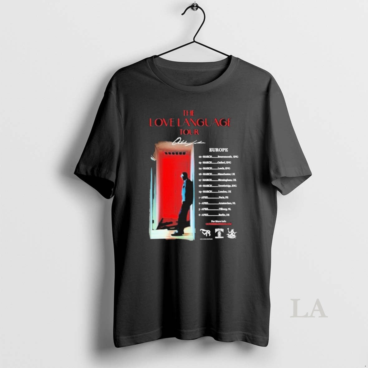 Original The Love Language October London Tour Europe 2026 T-Shirts, Hoodie, Sweatshirt | AU18TeeNovaLab.com