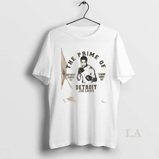 Original The Prime Of Detroit Joe Louis T-Shirts, Hoodie, Sweatshirt | AU18TeeNovaLab.com