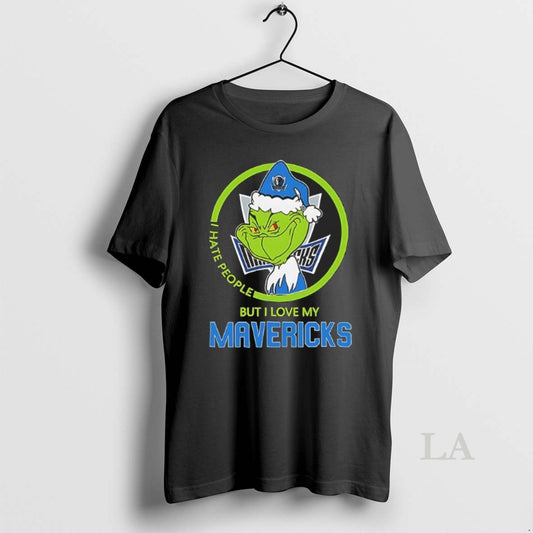 Original The Grinch I Hate People But I Love My Dallas Mavericks
