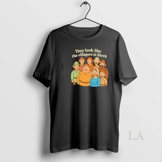 Original They Look Like The Villagers In Shrek T-Shirts, Hoodie, Sweatshirt | AU18TeeNovaLab.com