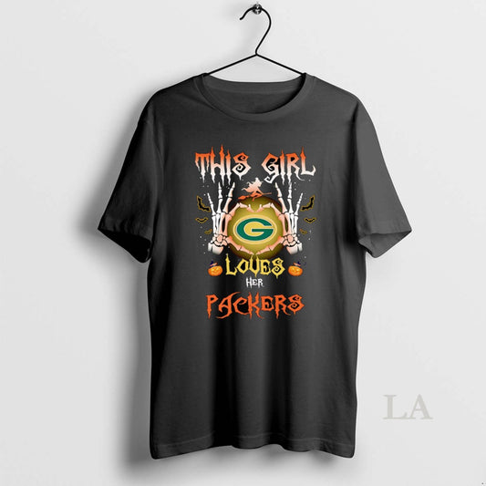 Original This Girl Loves Her Packers Halloween