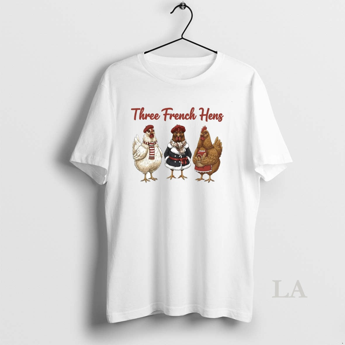 Original Three French Hens Christmas T-Shirts, Hoodie, Sweatshirt | AU18TeeNovaLab.com