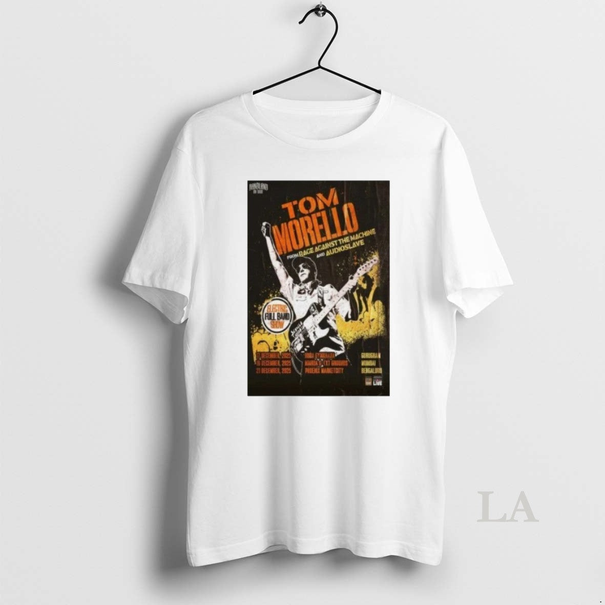 Original Tom Morello India From Race Against The Machine And Audioslave Tour 2025