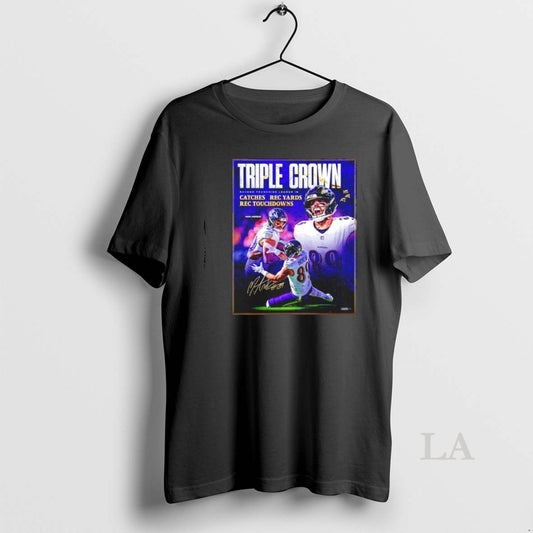 Original Triple Crown For Mark Andrews Baltimore Ravens 2025 Pro Bowl T-Shirts, Hoodie, Sweatshirt | AU18TeeNovaLab.com