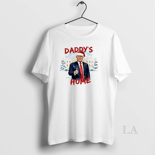 Original Trump Daddys Home Christmas 25 T-Shirts, Hoodie, Sweatshirt | AU18TeeNovaLab.com