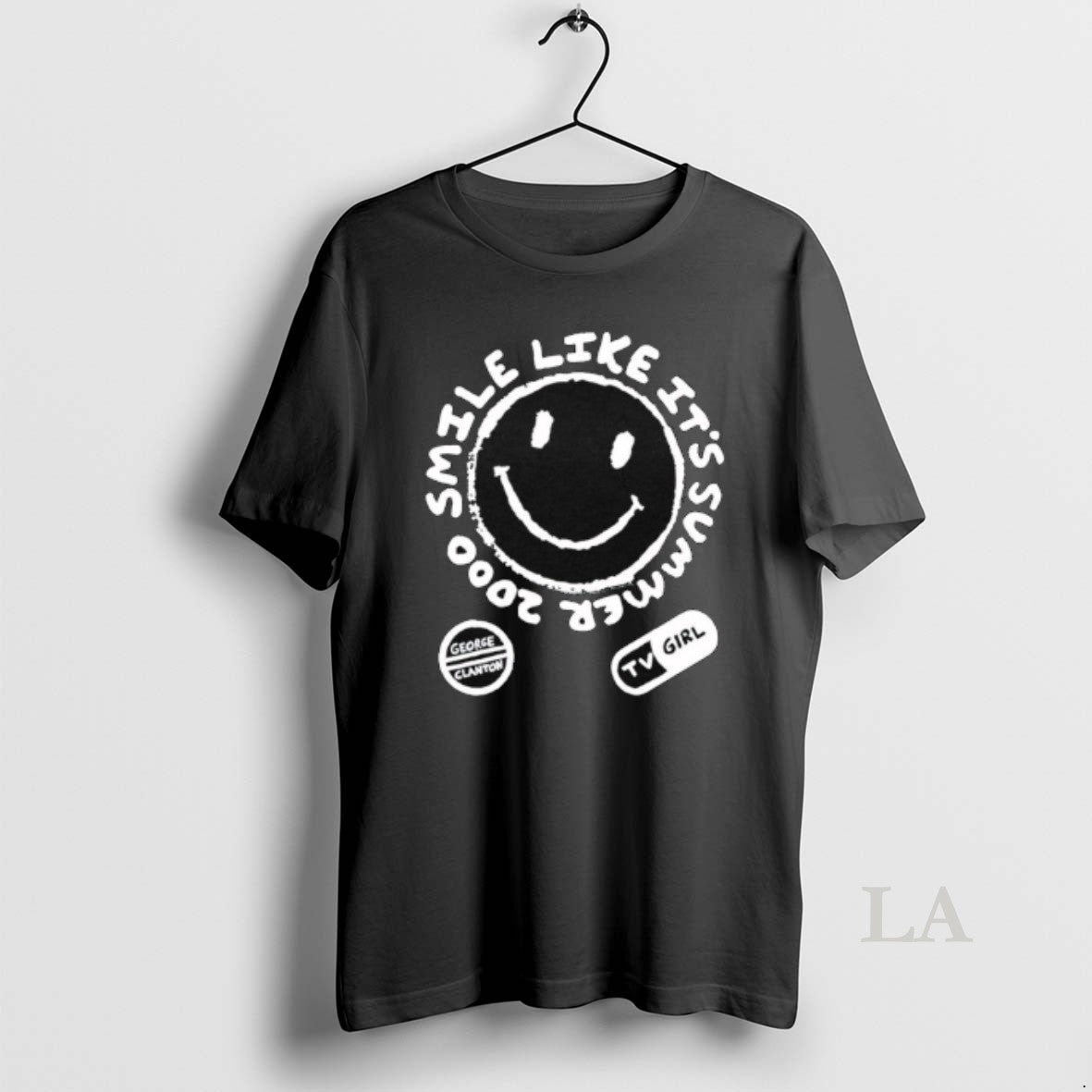Original Tv Girl Gray On Black Summer 2000 T-Shirts, Hoodie, Sweatshirt | AU18TeeNovaLab.com