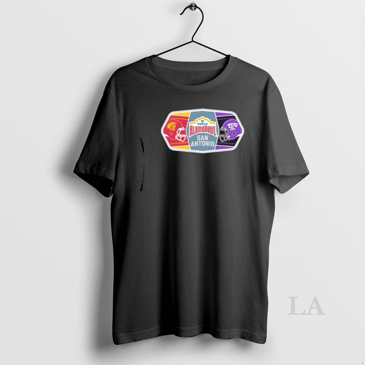 Original Usc Trojans Vs Tcu Horned Frogs 2025 Valero Alamo Bowl 2 Team Helmets T-Shirts, Hoodie, Sweatshirt