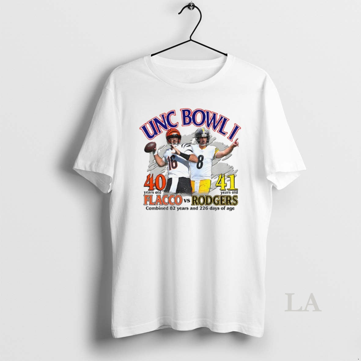 Original Unc Bowl I Joe Flacco 40 Vs Aaron Rodgers 41 Combined 82 Years And
