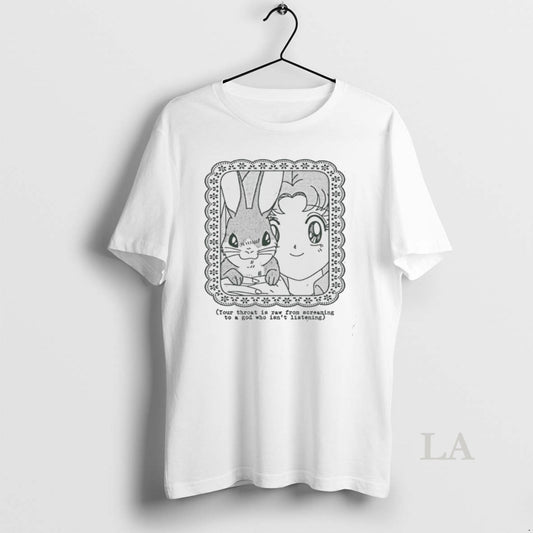 Original Usagi Tsukino And Bunny Your Throat Is Raw From Screaming To A God Who T-Shirts, Hoodie, Sweatshirt