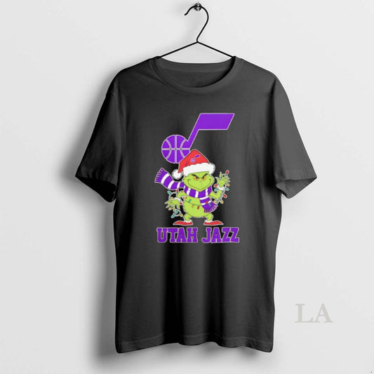Original Utah Jazz Christmas Grinch Santa Holiday