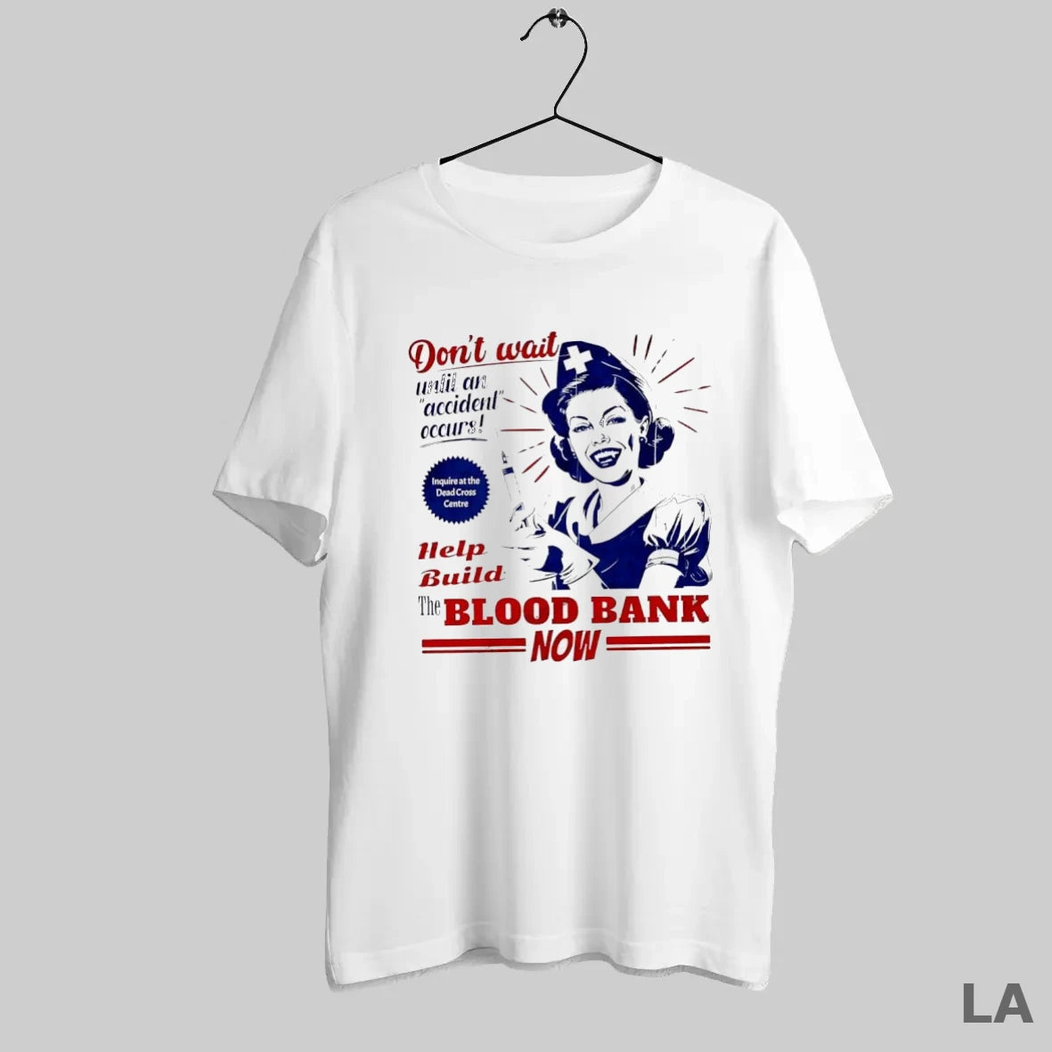 Original Vampire Nurse Help Build The Blood Bank Now Retro