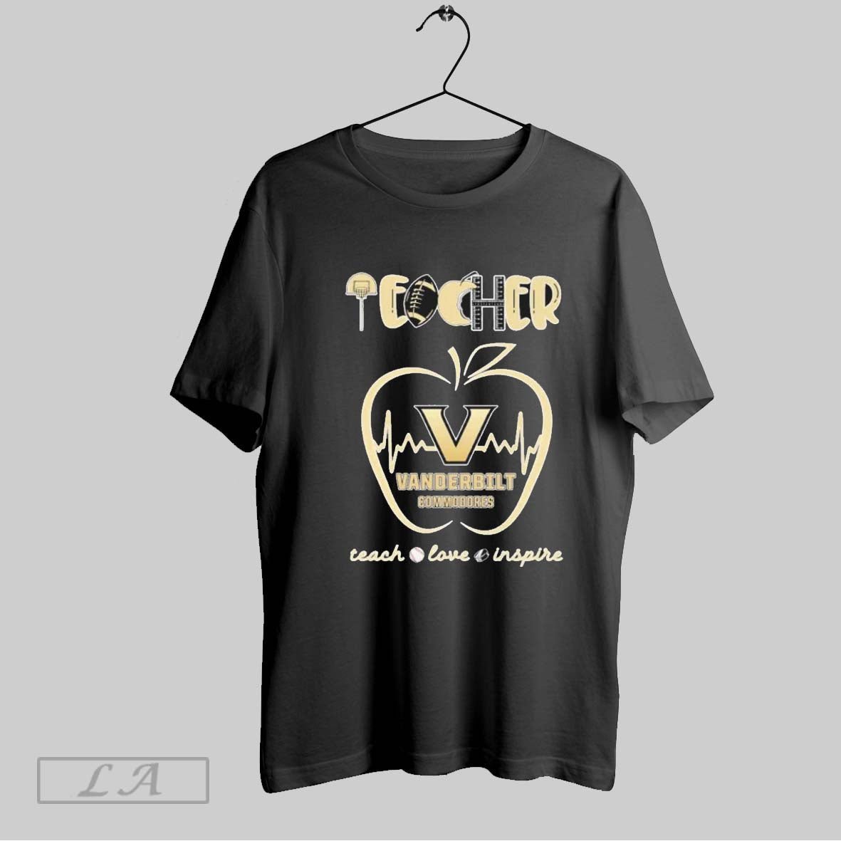 Original Vanderbilt Commodores Teacher Teach Love Inspire