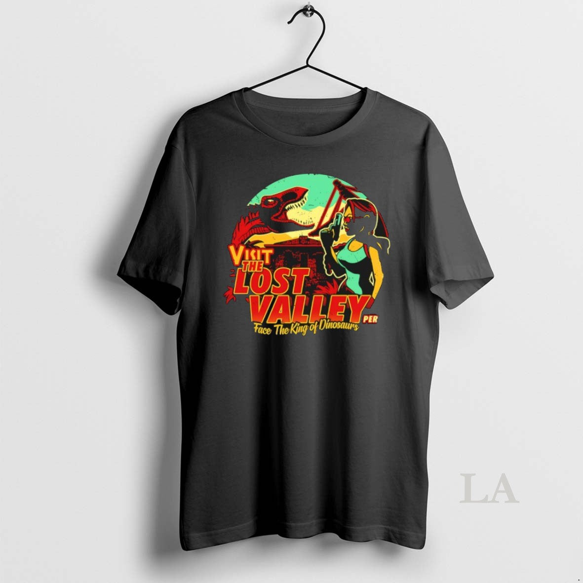 Original Visit The Lost Valley Face The King Of Dinosaurs T-Shirts, Hoodie, Sweatshirt | AU18TeeNovaLab.com