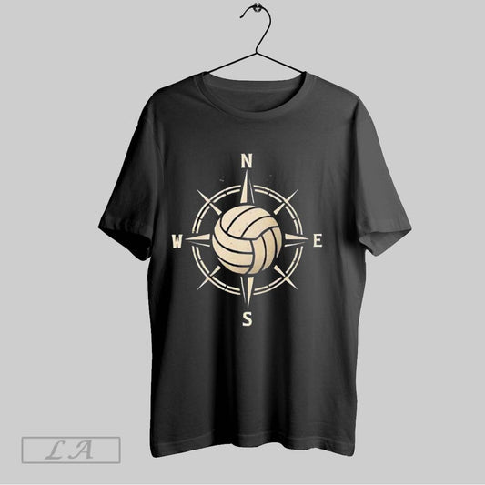 Original Volleyball Compass Rose North South East West Directional
