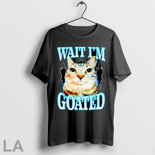 Original Wait Im Goated Cat Lightning