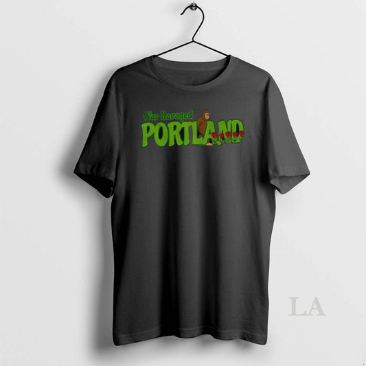 Original War Ravaged Portland Bigfoot Graphic