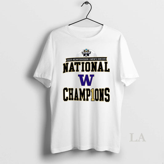 Original Washington Huskies 2025 Ncaa Division I Mens Soccer National Champions Circle T-Shirts, Hoodie, Sweatshirt