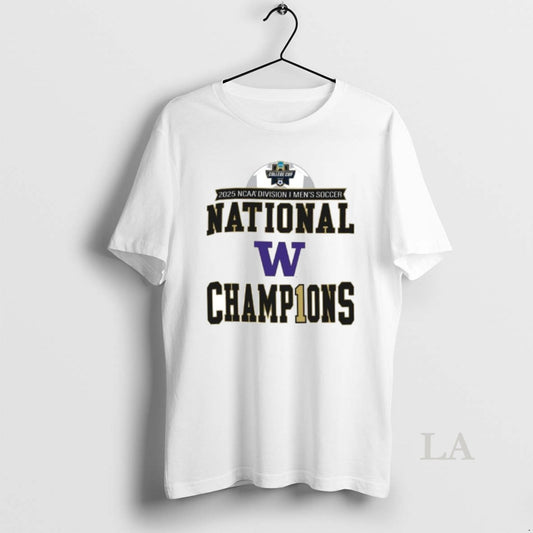 Original Washington Huskies 2025 Ncaa Mens Soccer National Champions Locker Room T-Shirts, Hoodie, Sweatshirt