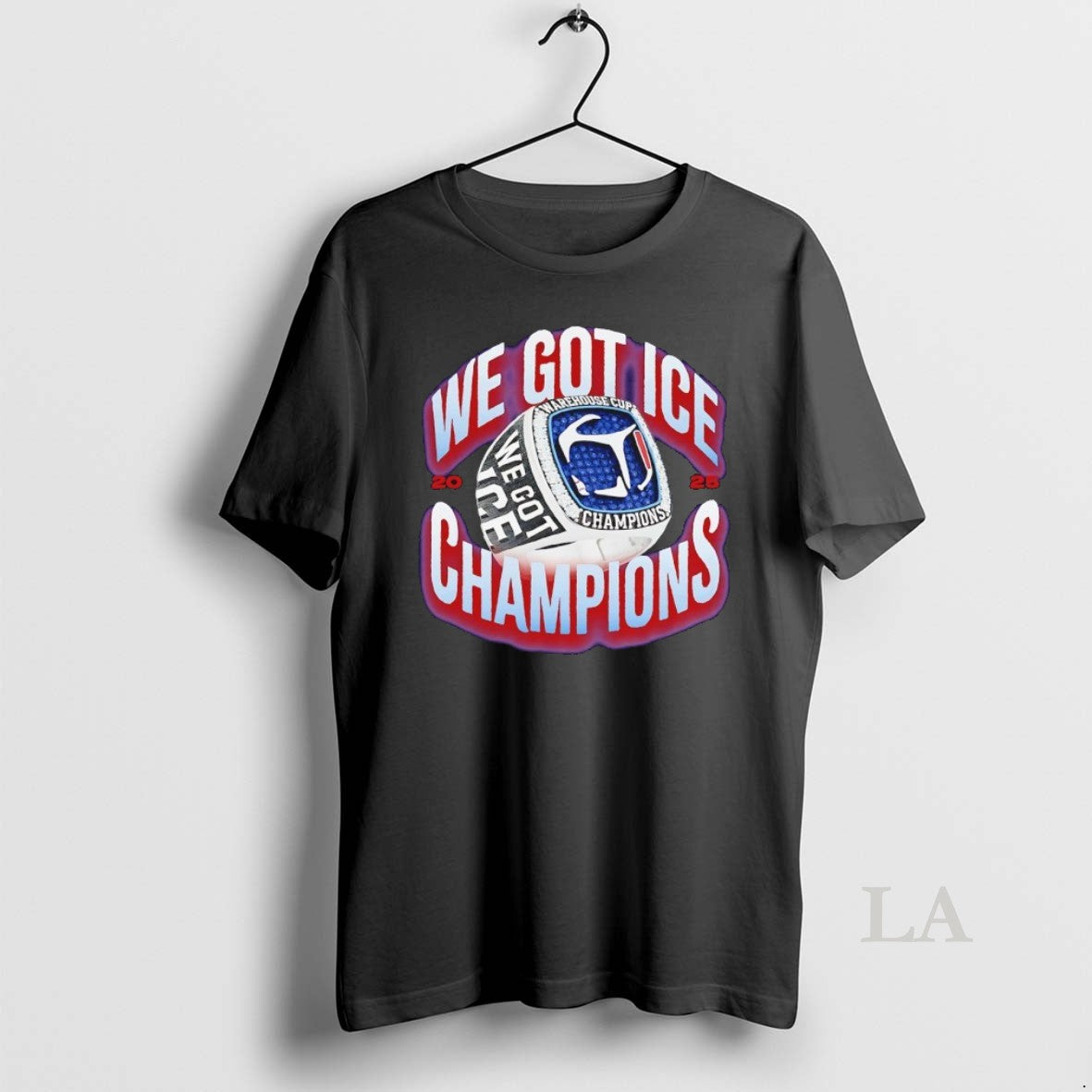Original We Got Ice Champions Warehouse Cup Rings 2025 T-Shirts, Hoodie, Sweatshirt | AU18TeeNovaLab.com