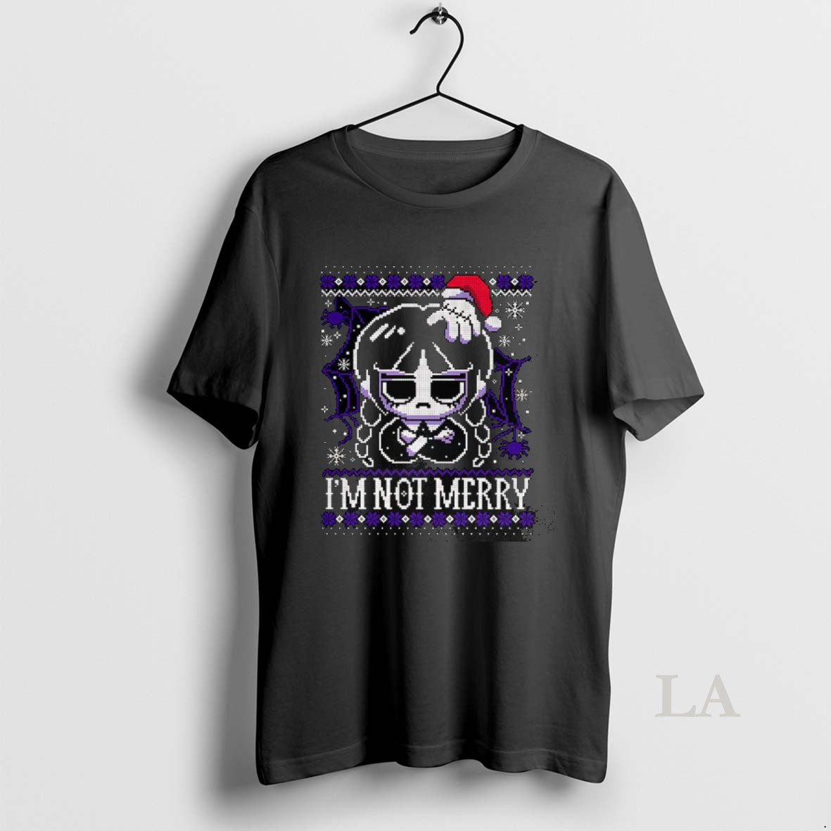 Original Wednesday Addams And Thing Im Not Merry Ugly Christmas T-Shirts, Hoodie, Sweatshirt | AU18TeeNovaLab.com