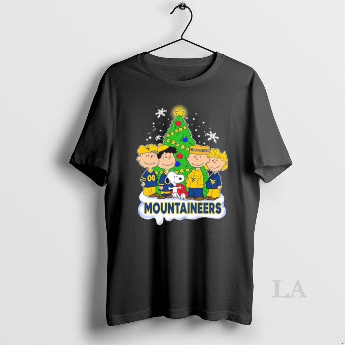 Original West Virginia Mountaineers X The Peanuts Merry Christmas