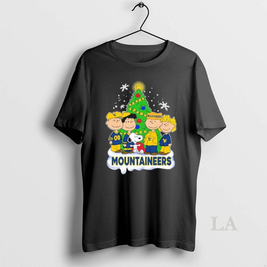 Original West Virginia Mountaineers X The Peanuts Merry Christmas