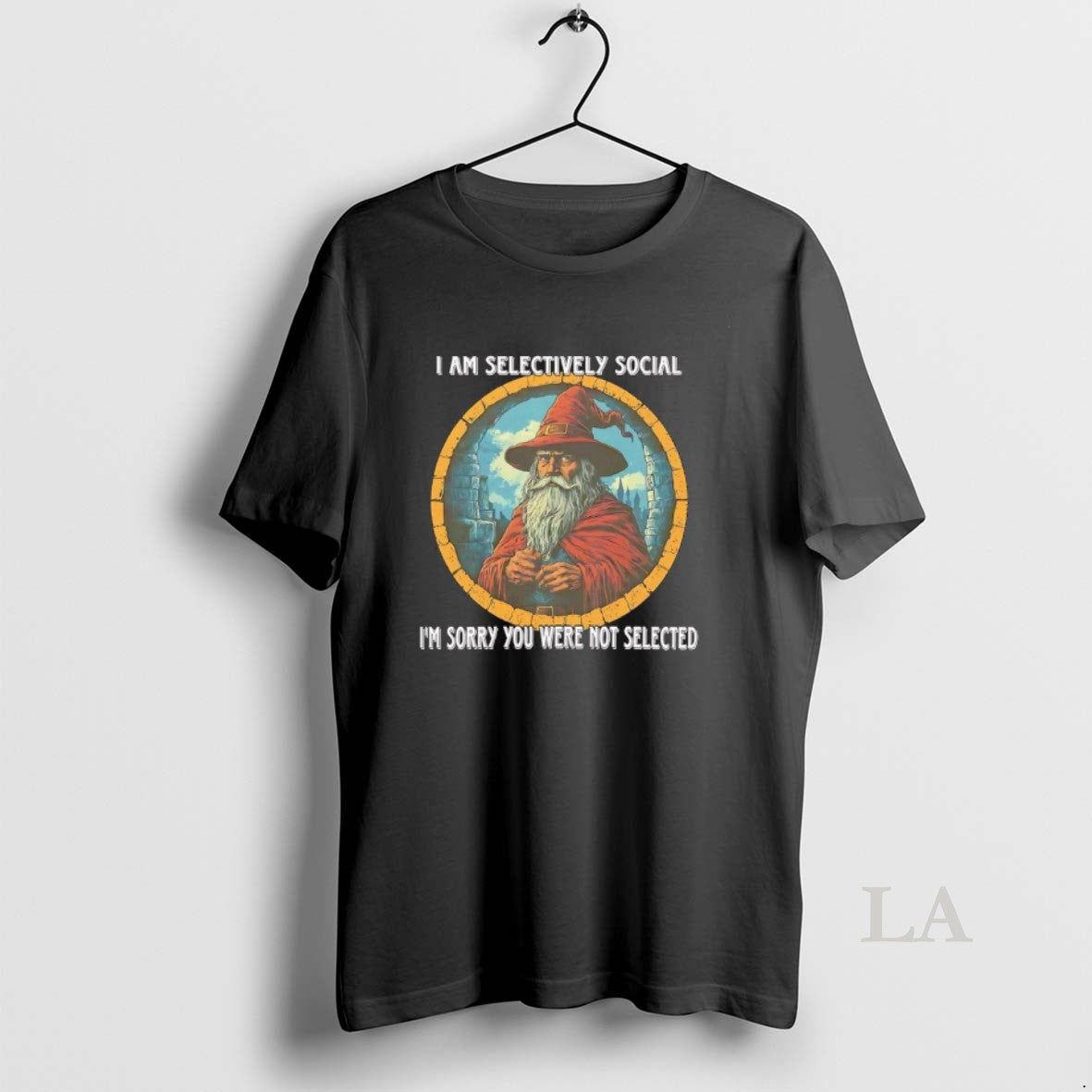 Original Wizard I Am Selectively Social Im Sorry You Were Not Selected T-Shirts, Hoodie, Sweatshirt | AU18TeeNovaLab.com