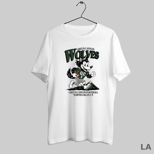 Original Wolves Green Canyon Football North Logan Mascot