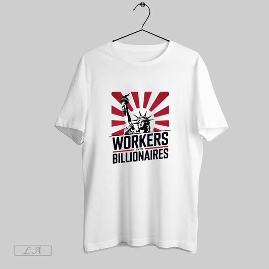 Original Workers Over Billionaires Retro Liberty
