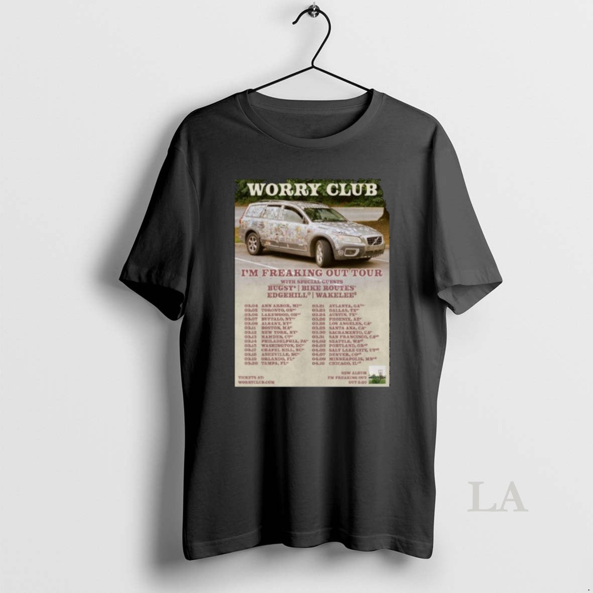 Original Worry Club Im Freaking Out Tour 2026 T-Shirts, Hoodie, Sweatshirt | AU18TeeNovaLab.com