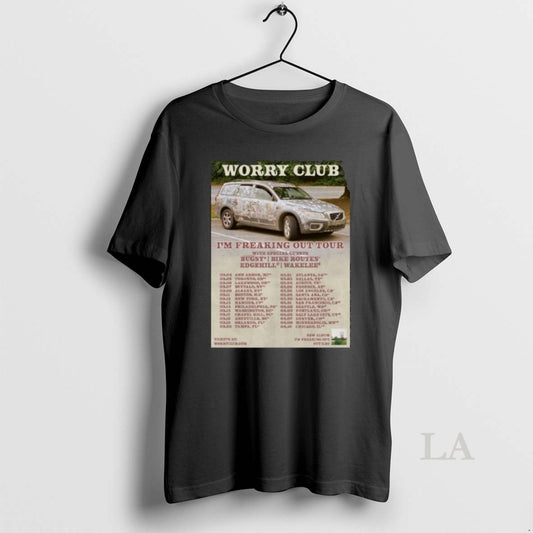 Original Worry Club Im Freaking Out Tour 2026 T-Shirts, Hoodie, Sweatshirt | AU18TeeNovaLab.com