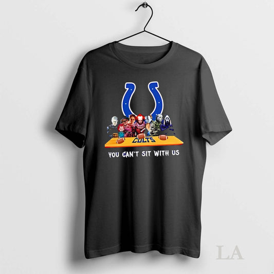 Original You Cant Sit With Us Colts Football Horror Movies Halloween