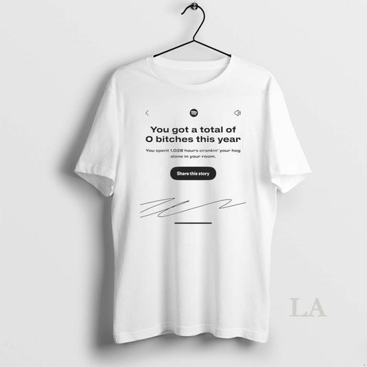 Original You Got A Total Of 0 Bitches This Year Signature Circle T-Shirts, Hoodie, Sweatshirt | AU18TeeNovaLab.com