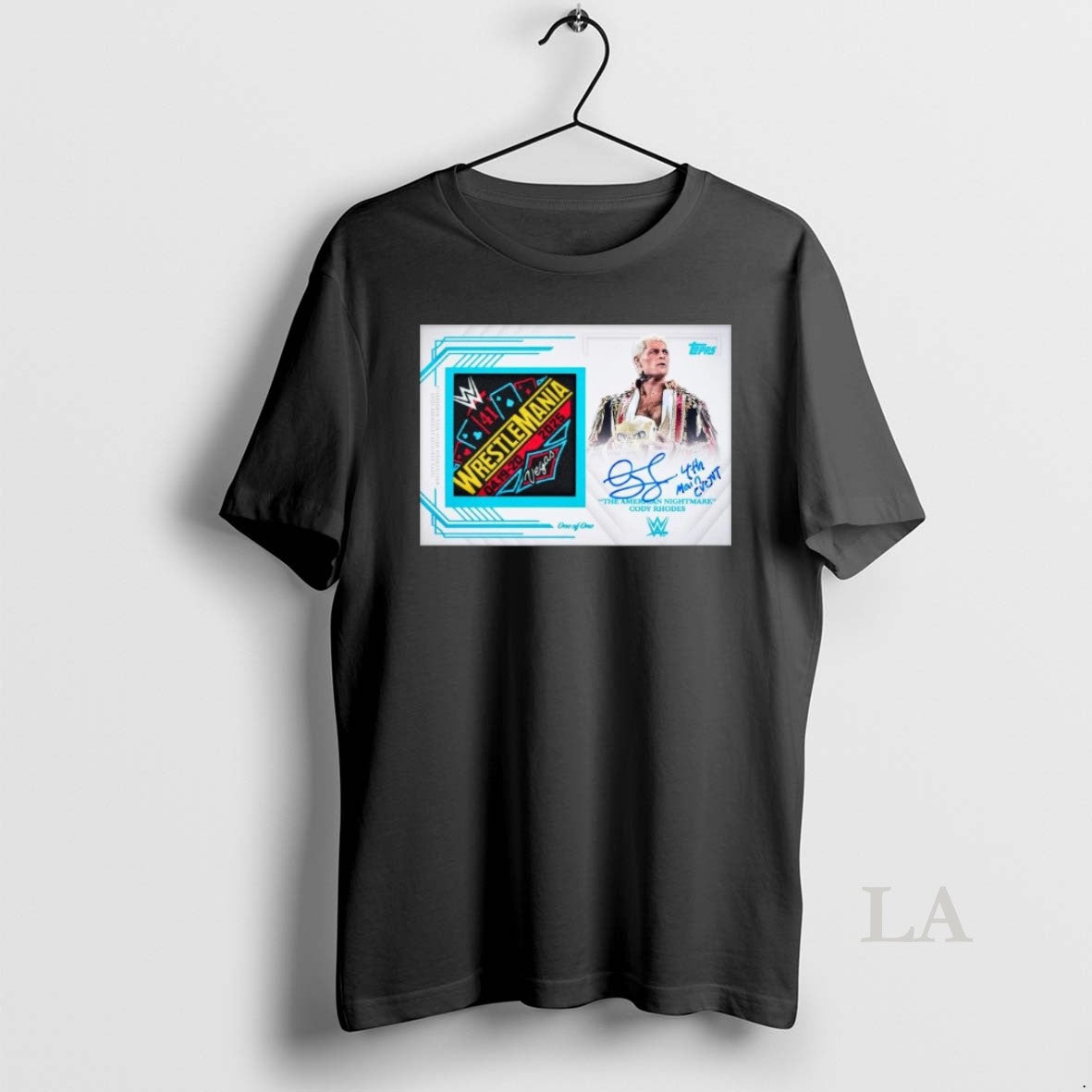 Original Cody Rhodes 1 Of 1 Wrestlemania 41 Patch Autograph Topps T-Shirts, Hoodie, Sweatshirt | AU18TeeNovaLab.com