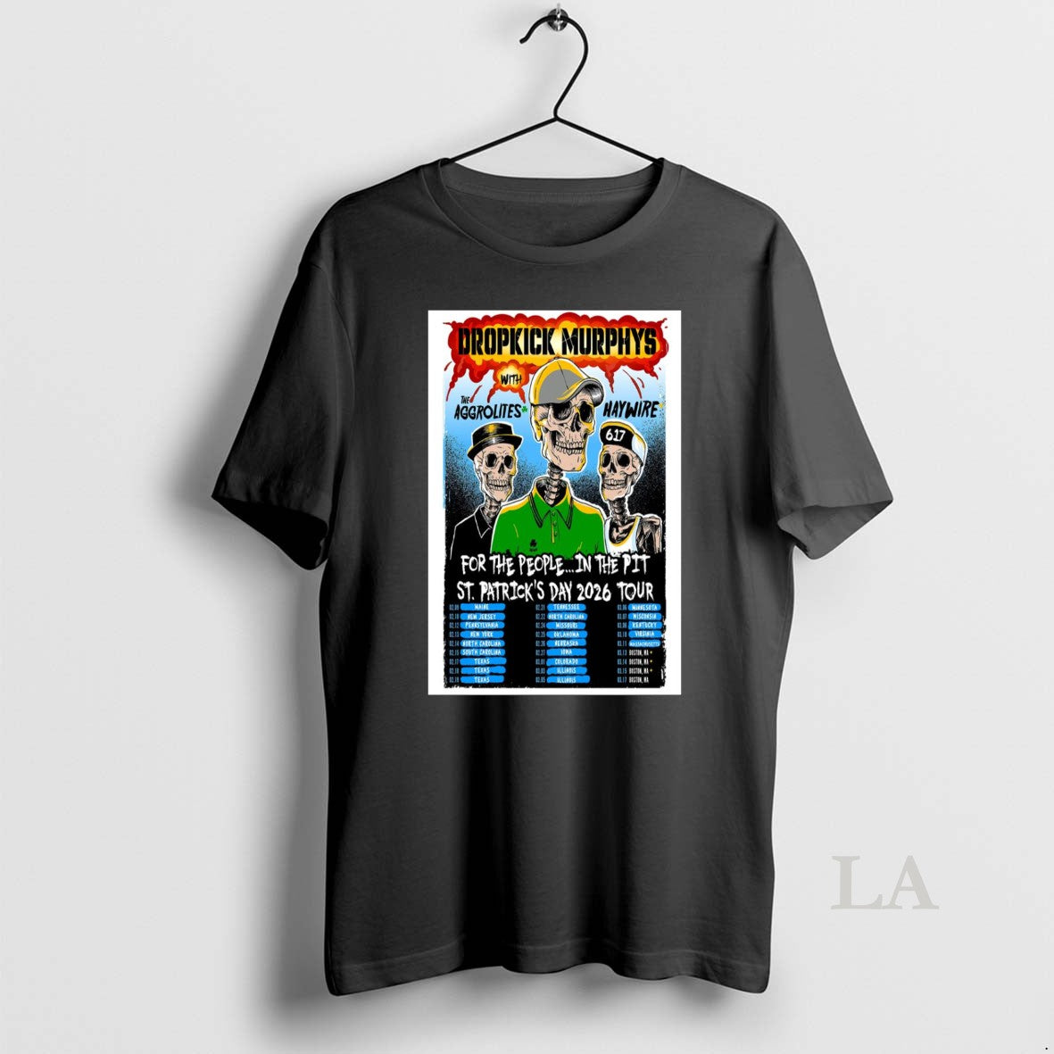 Original Dropkick Murphys St Patricks Day Tour 2026