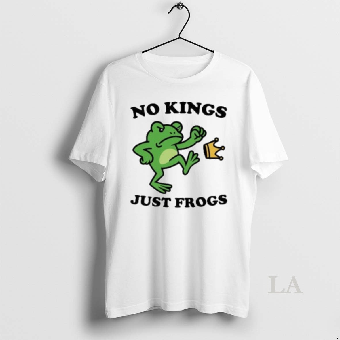 Original Portland Frog Protest No Kings No Crown Just Frogs