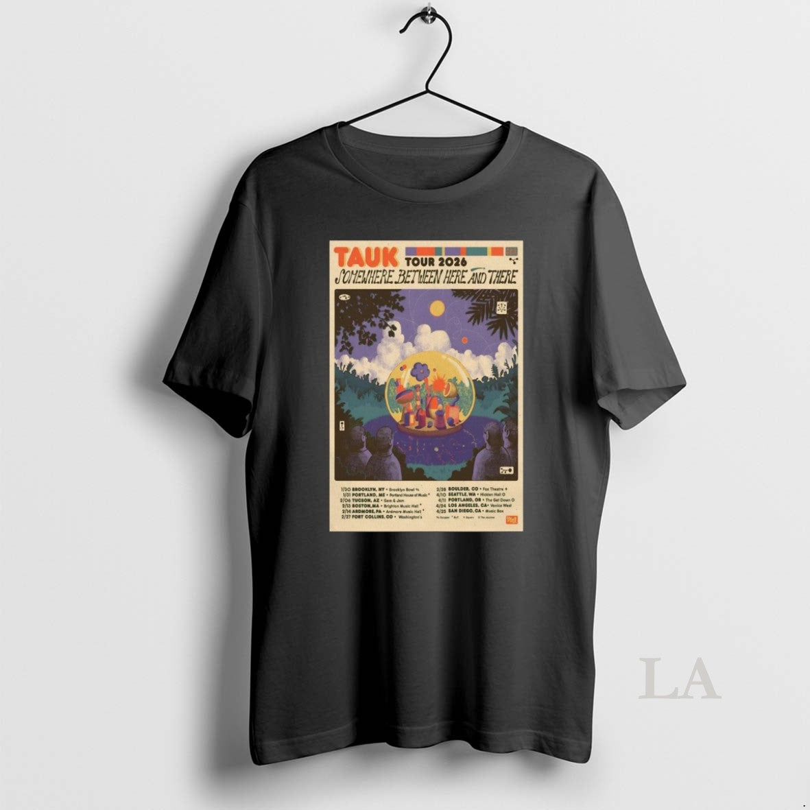 Original Tauk Somewhere Between Here And There Tour 2026 Live Concert T-Shirts, Hoodie, Sweatshirt | AU18TeeNovaLab.com