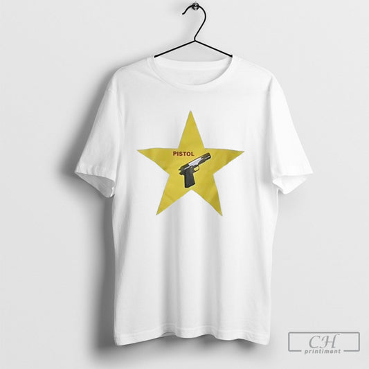 Pistol Gun And Star