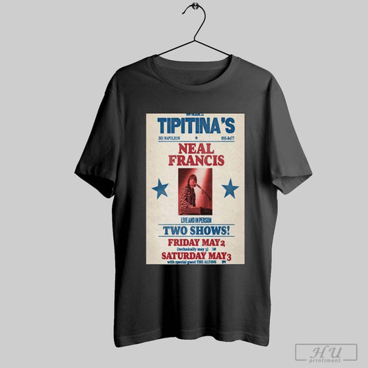 Poster Neal Francis Tipitinas In New Orleans La May 2 3 2025 Tour